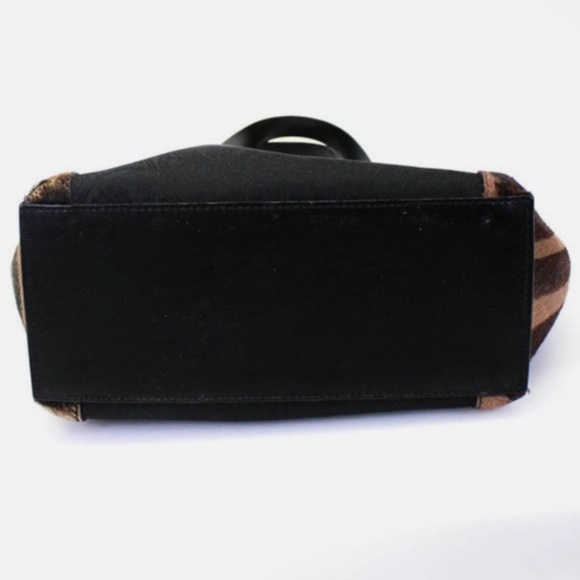 Etro Milano Pony Hair and Leather Shoulder Bag - Picture 5 of 7